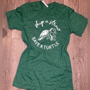 Green Turtle T Shirt